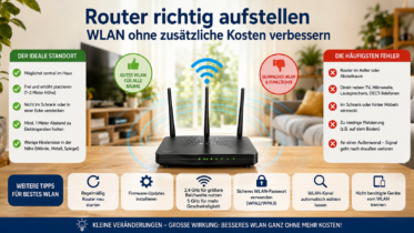 Router richtig aufstellen